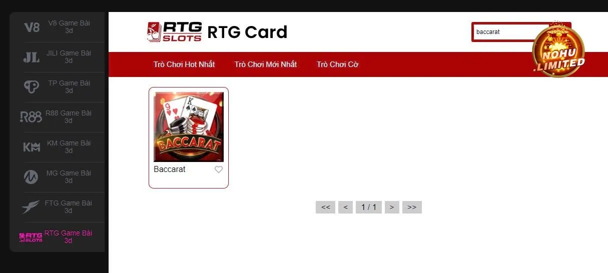 Đôi nét về trò chơi Baccarat tại nhà cái Nohu
