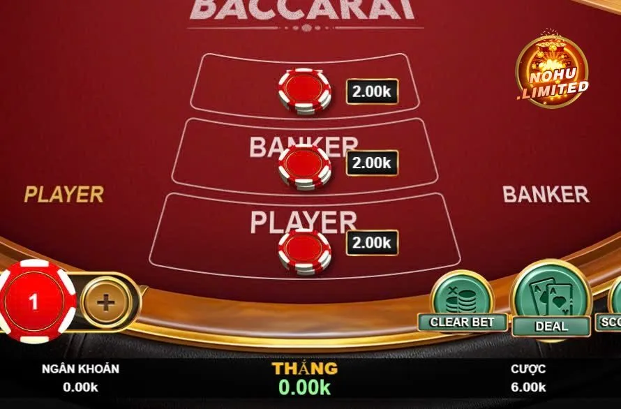 Một số mẹo chơi hay trong Baccarat Nohu