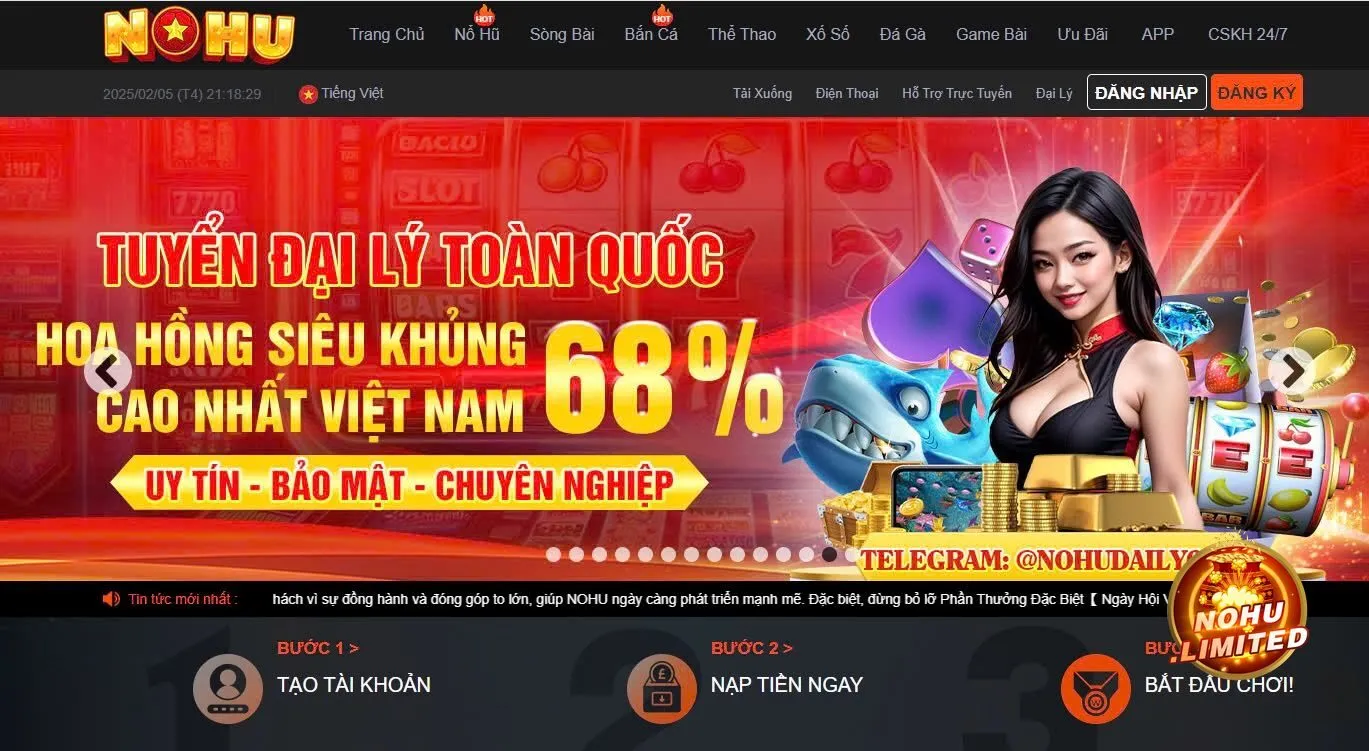 Nohu có giấy phép hoạt động hợp pháp đảm bảo uy tín
