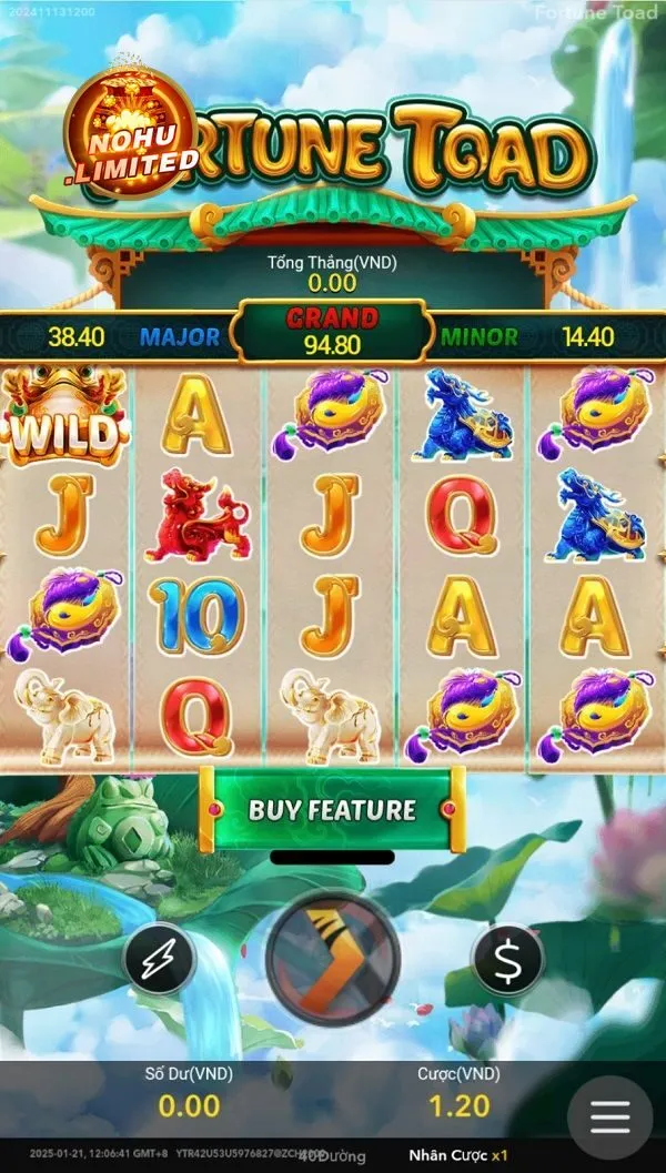 Luật chơi cơ bản dễ hiểu của game Cóc May Mắn Nohu