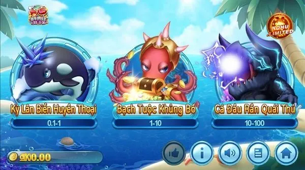Giới thiệu cơ bản về game CQ9 Happy Bắn Cá Nohu