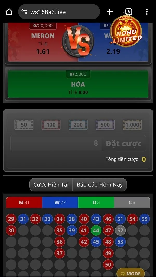 Hướng dẫn tân thủ cách chơi cá cược tại sảnh Đá gà WS168 Nohu