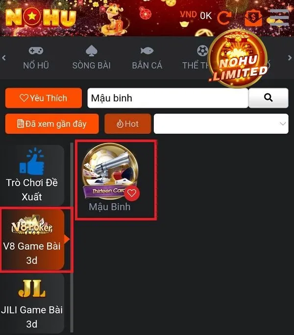 Giới thiệu cơ bản về game bài Mậu binh Nohu