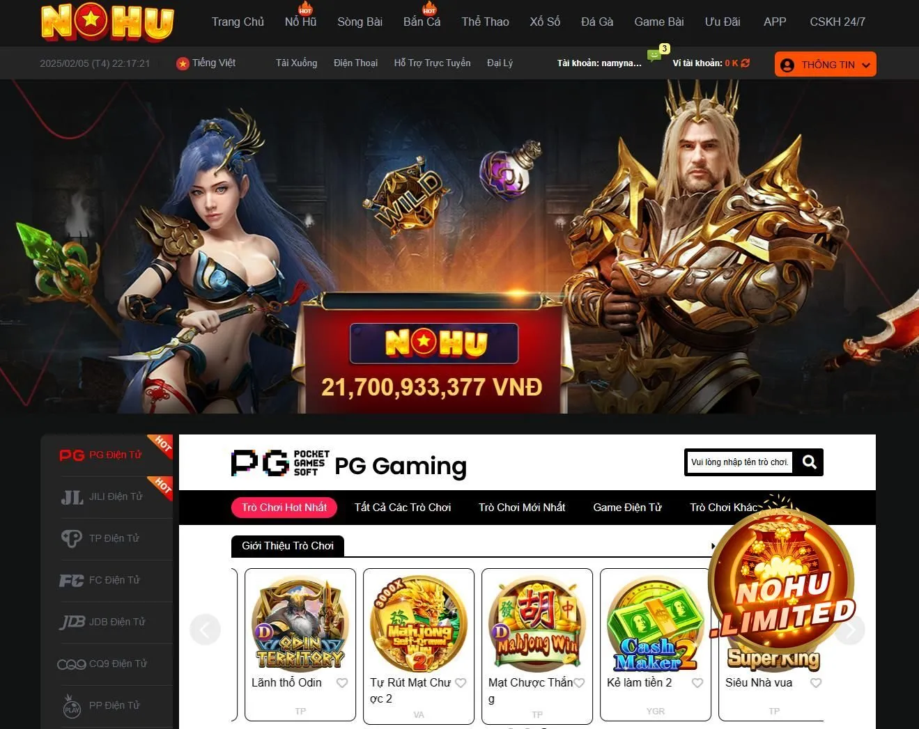 Kho game có đến cả trăm trò chơi thú vị giúp hội viên thoải mái chọn