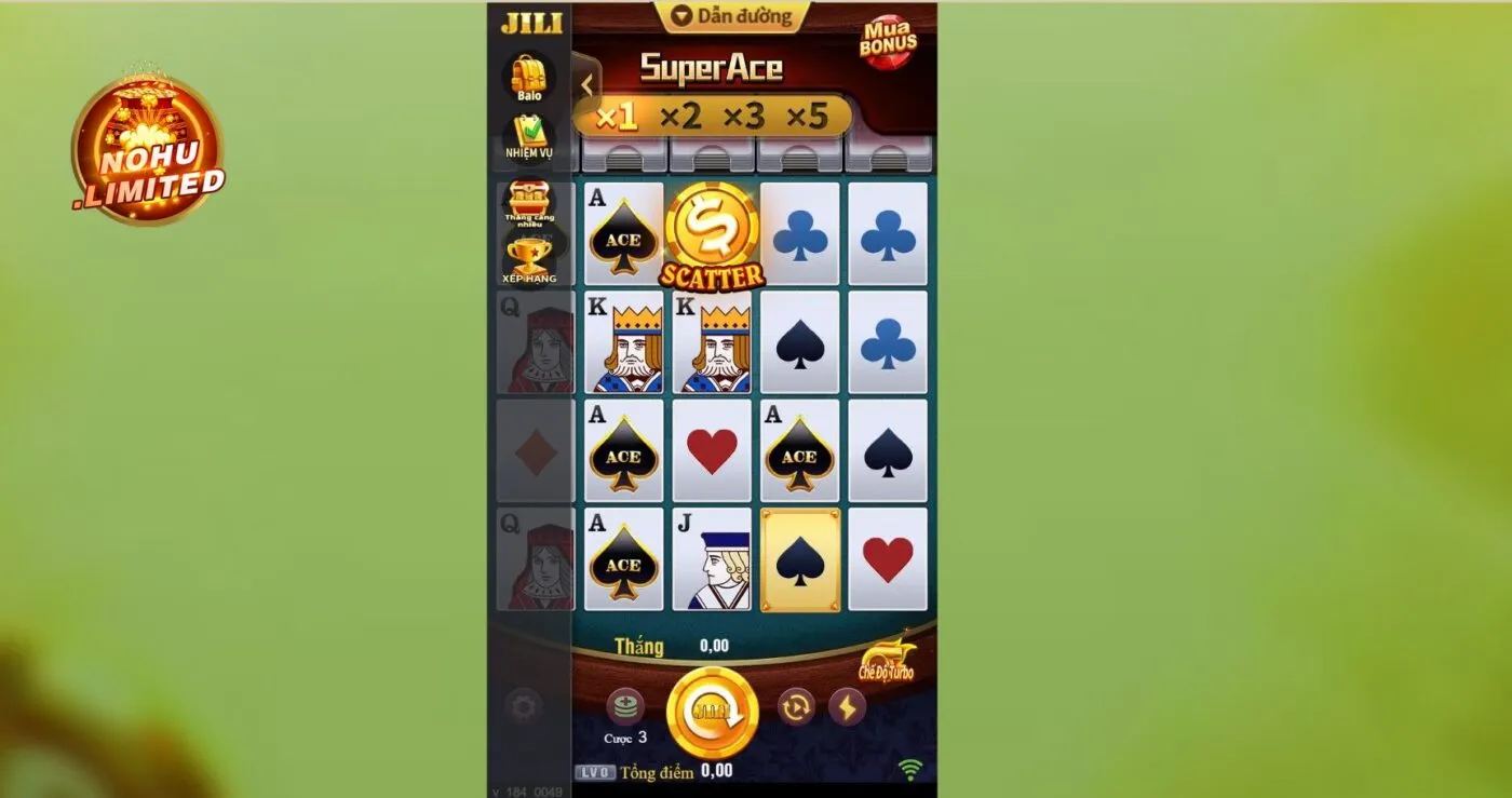 Biểu tượng đặc biệt tại Siêu cấp Ace nohu