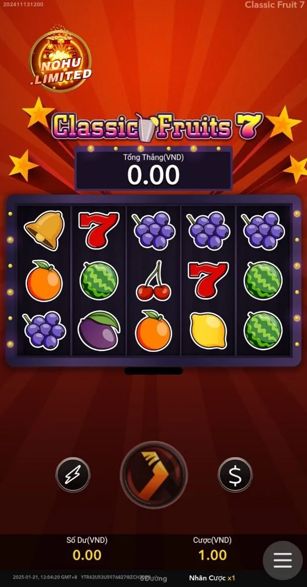 Chia sẻ về luật chơi dễ hiểu của game Trái Cây Cổ Điển 7 Nohu